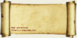 Joakim Binjić vizit kartica